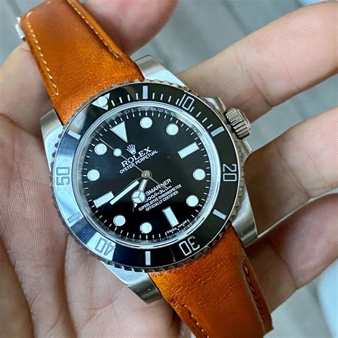 leather strap for rolex submariner|Meer.